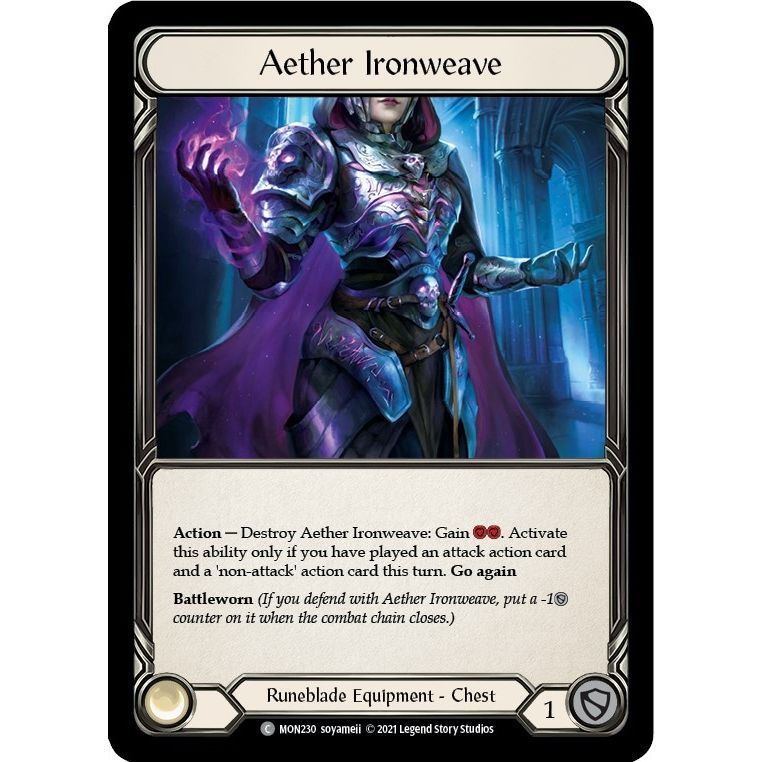 Image for Aether Ironweave (MON230) (MON) - Flesh and Blood TCG