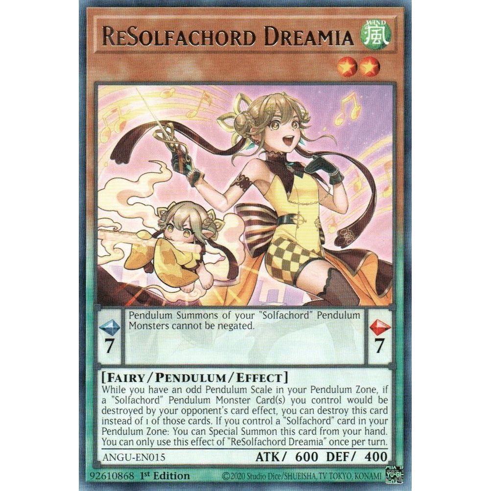 Image for ReSolfachord Dreamia (ANGU-EN015) (ANGU) - YuGiOh