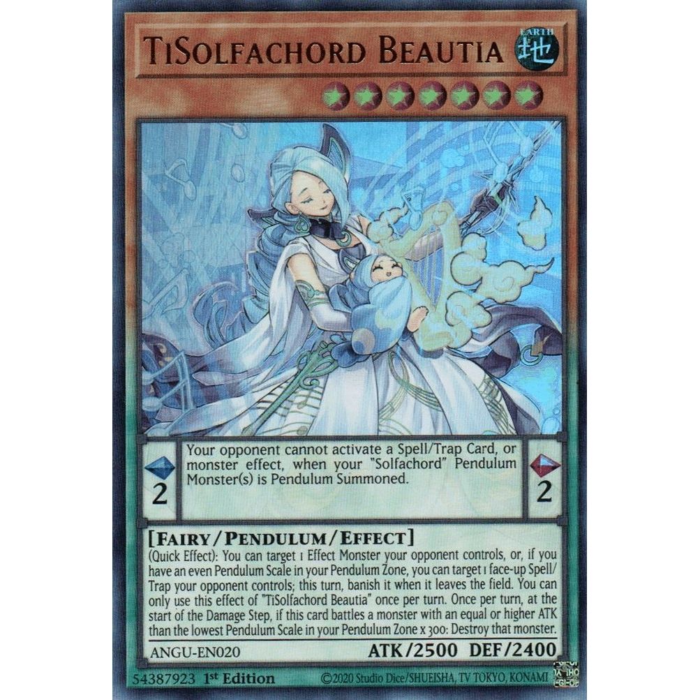 Image for TiSolfachord Beautia (ANGU-EN020) (ANGU) - YuGiOh