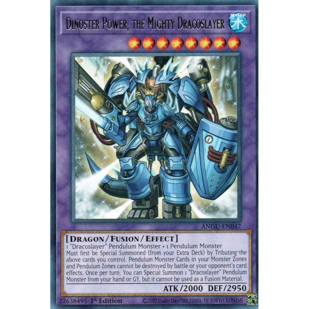 Image for Dinoster Power, the Mighty Dracoslayer (ANGU-EN047) (ANGU) - YuGiOh