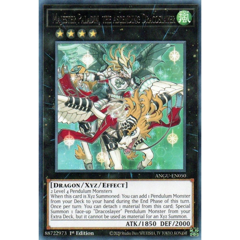 Image for Majester Paladin, the Ascending Dracoslayer (ANGU-EN050) (ANGU) - YuGiOh