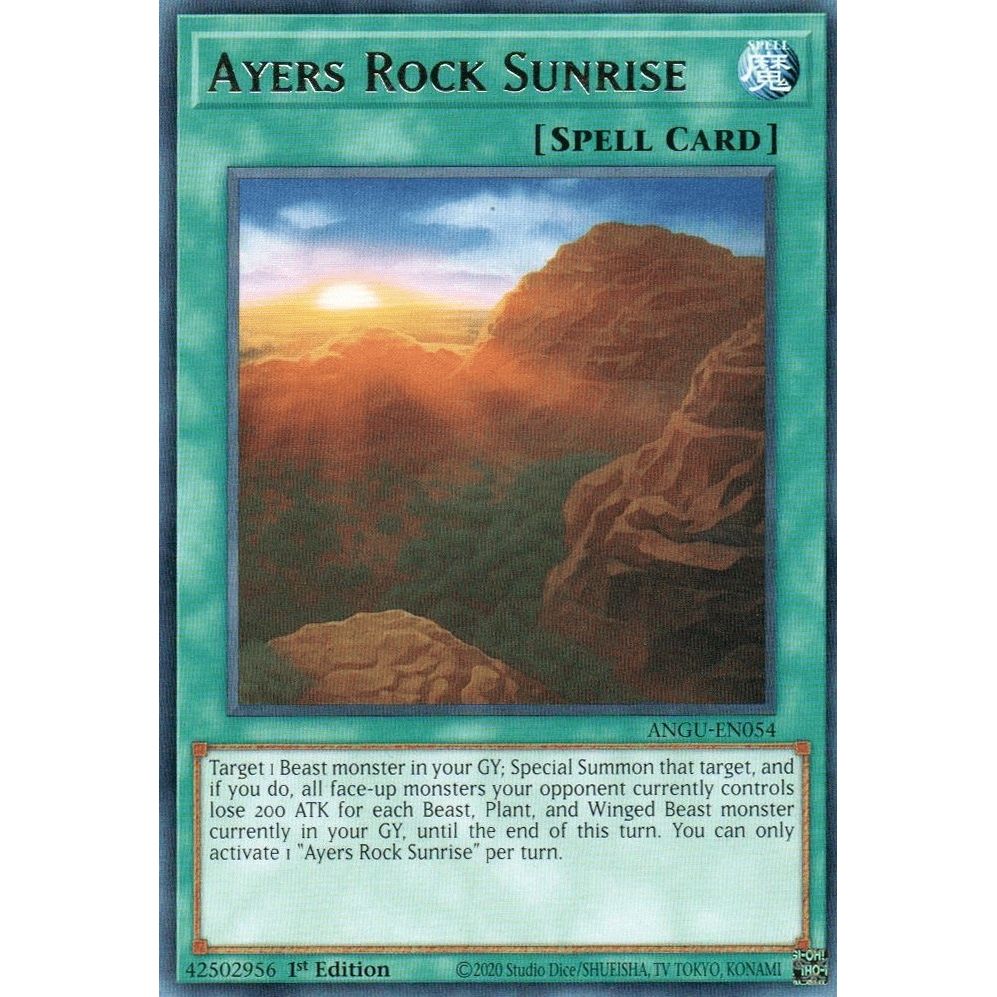 Image for Ayers Rock Sunrise (ANGU-EN054) (ANGU) - YuGiOh