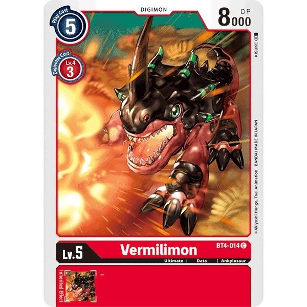 Image for Vermilimon (BT4-014 C) (BT04) - Digimon Card Game