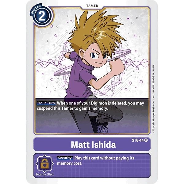Image for Matt Ishida (ST6-14 R) (ST-6) - Digimon Card Game