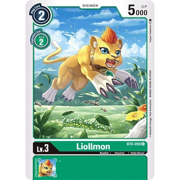 Image for Liollmon (BT4-050 C) (BT04) - Digimon Card Game