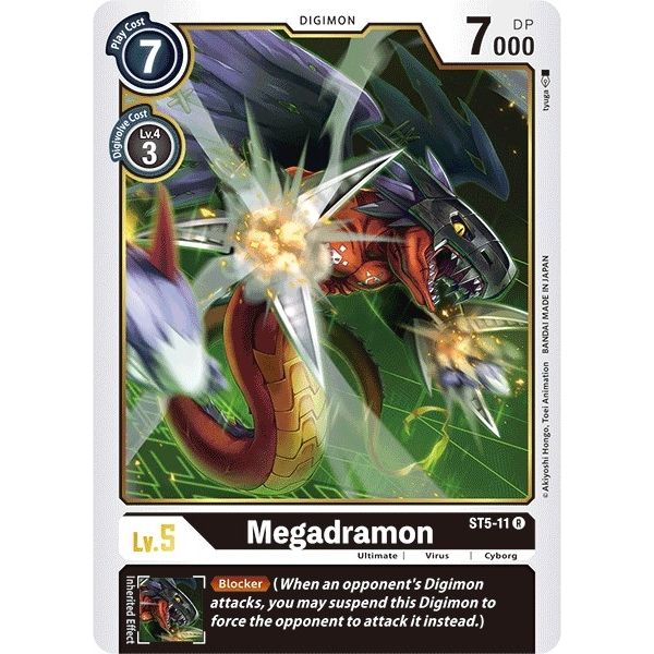Image for Megadramon (ST5-11 R) (ST-5) - Digimon Card Game