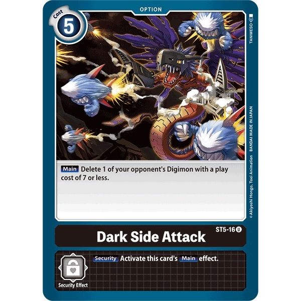 Image for Dark Side Attack (ST5-16 U) (ST-5) - Digimon Card Game