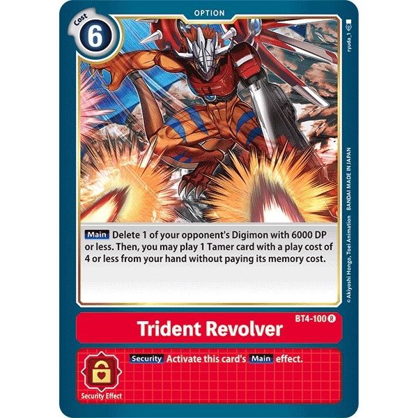 Image for Trident Revolver (BT4-100 R) (BT04) - Digimon Card Game