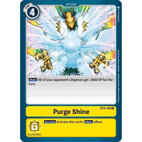 Image for Purge Shine (BT4-106 C) (BT04) - Digimon Card Game