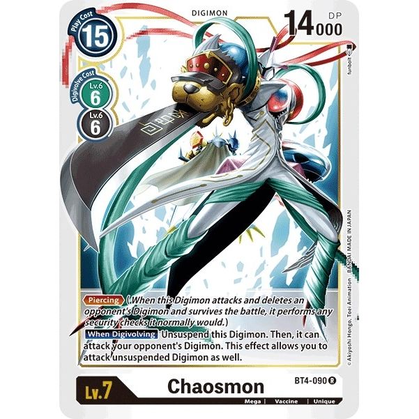 Image for Chaosmon (BT4-090 R) (BT04) - Digimon Card Game
