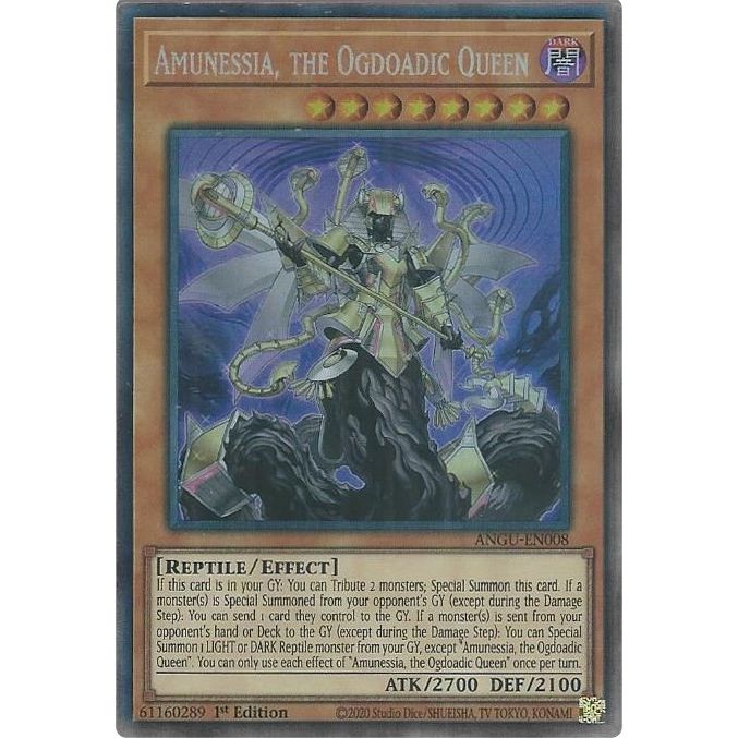 Image for Amunessia, the Ogdoadic Queen (CR) (ANGU-EN008) (ANGU) - YuGiOh