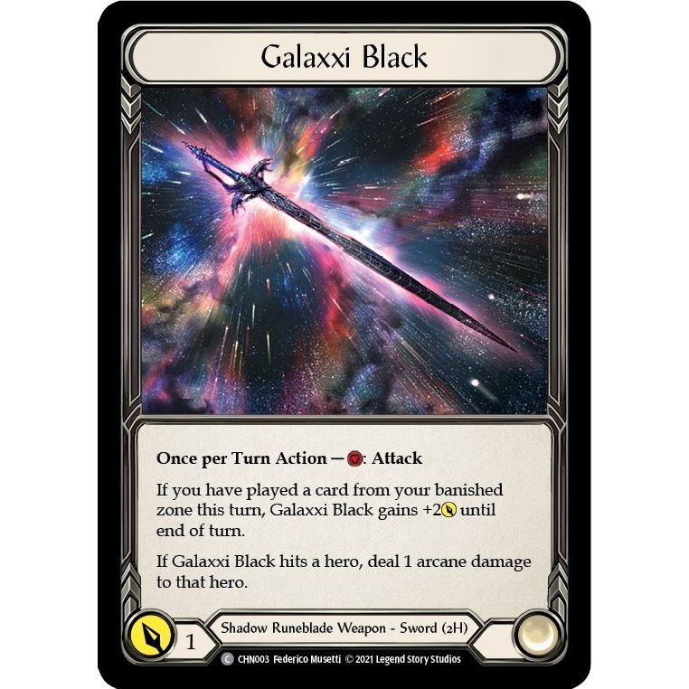 Image for Galaxxi Black (CHN003) (CHN) - Flesh and Blood TCG