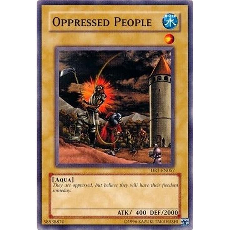 Image for Oppressed People (DR1-EN057) (DR1) - YuGiOh