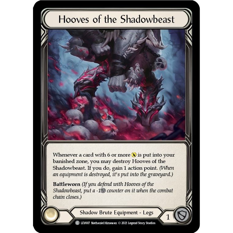 Image for Hooves of the Shadowbeast (LEV007) (LEV) - Flesh and Blood TCG