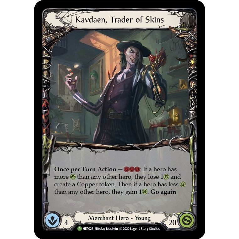 Image for Kavdaen, Trader of Skins - HER028 (HER028) (PR) - Flesh and Blood TCG