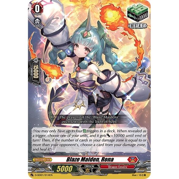 Image for Blaze Maiden, Rona (D-SD01/014EN) (D-SD01) - Cardfight Vanguard