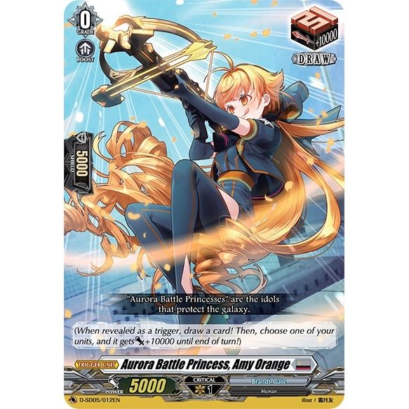 Image for Aurora Battle Princess, Amy Orange (D-SD05/012EN) (D-SD05) - Cardfight Vanguard