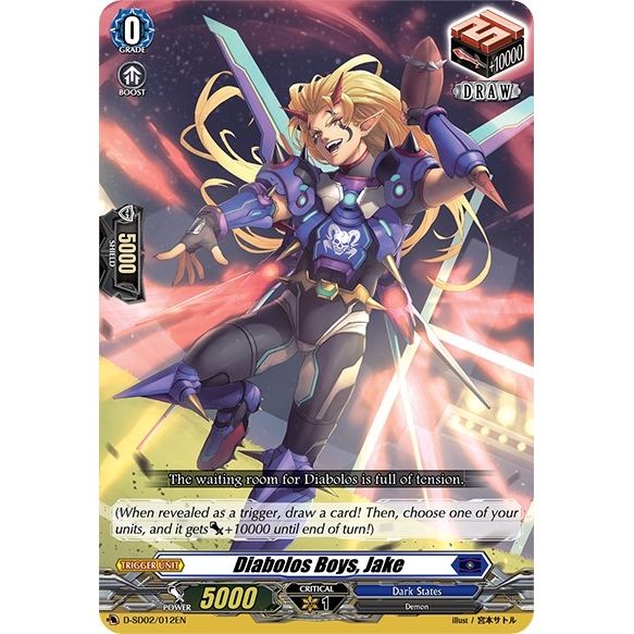 Image for Diabolos Boys, Jake (D-SD02/012EN) (D-SD02) - Cardfight Vanguard