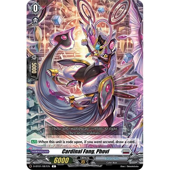Image for Cardinal Fang, Phovi (D-BT01/087EN) (D-BT01) - Cardfight Vanguard