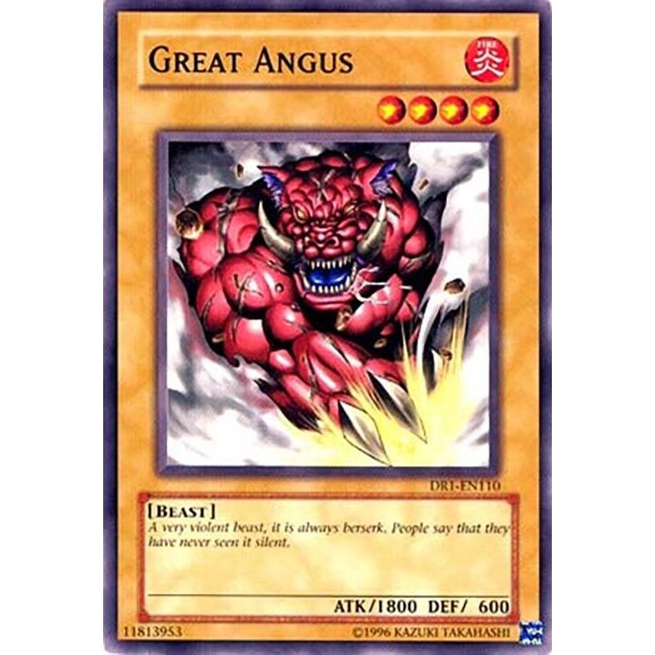 Image for Great Angus (DR1-EN110) (DR1) - YuGiOh