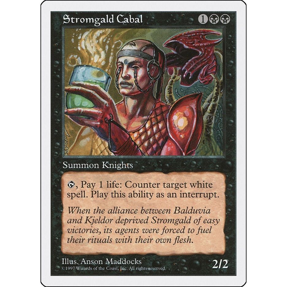 Image for Stromgald Cabal (5ED) - Magic: The Gathering