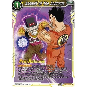 Image for Assault of the Androids (BT13-119) (DBS-B13PRE) - Dragon Ball Super: Masters