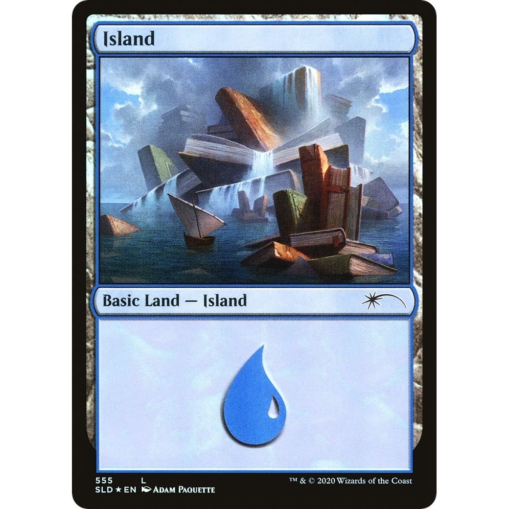 Image for Island (555) (555) (SLD) - Magic: The Gathering
