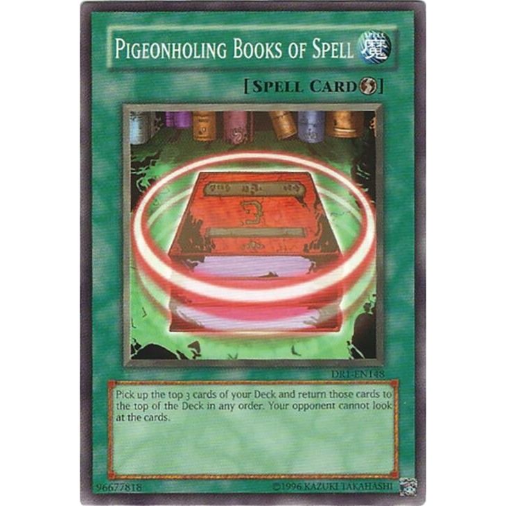 Image for Pigeonholing Books of Spell (DR1-EN148) (DR1) - YuGiOh