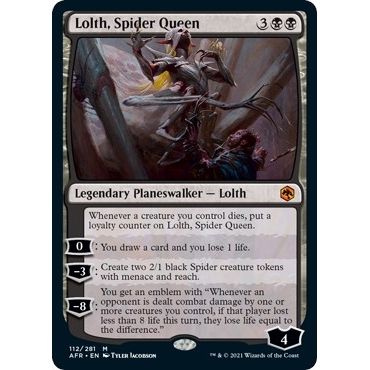 Image for Lolth, Spider Queen (112) (AFR) - Magic: The Gathering