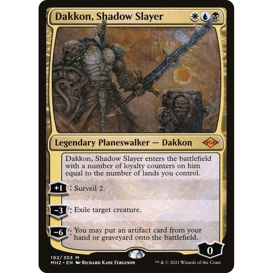 Image for Dakkon, Shadow Slayer (192) (MH2) - Magic: The Gathering