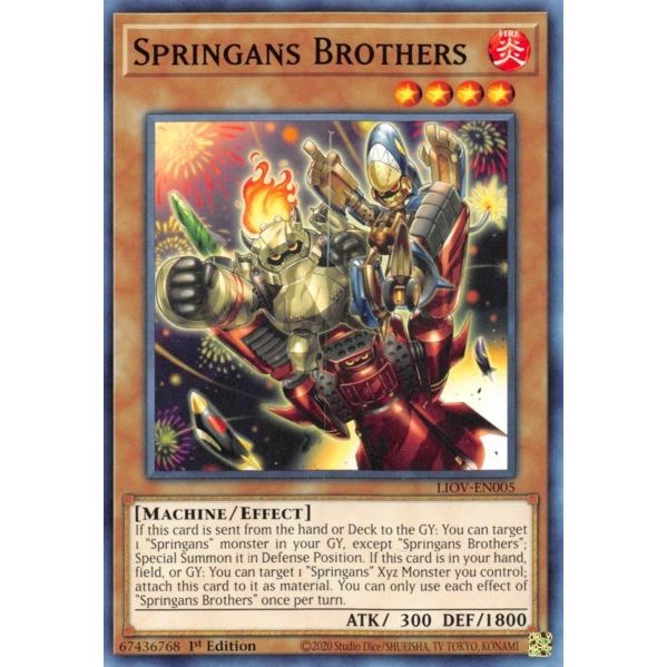 Image for Springans Brothers (LIOV-EN005) (LIOV) - YuGiOh
