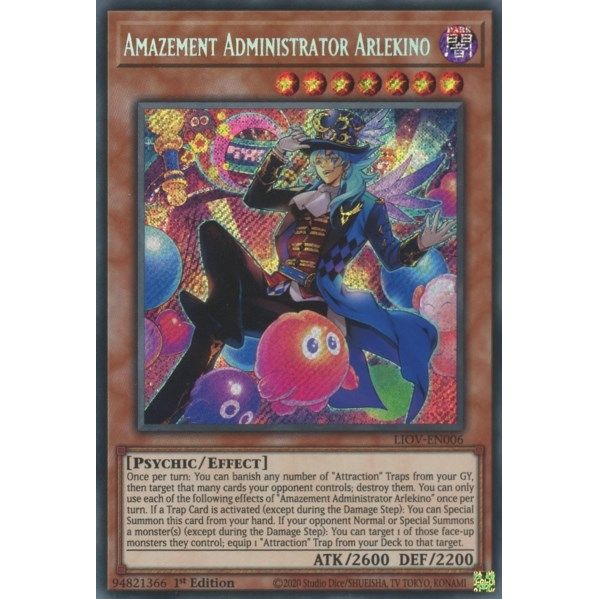 Image for Amazement Administrator Arlekino (LIOV-EN006) (LIOV) - YuGiOh
