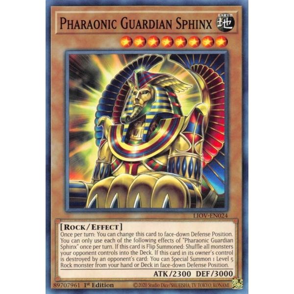 Image for Pharaonic Guardian Sphinx (LIOV-EN024) (LIOV) - YuGiOh