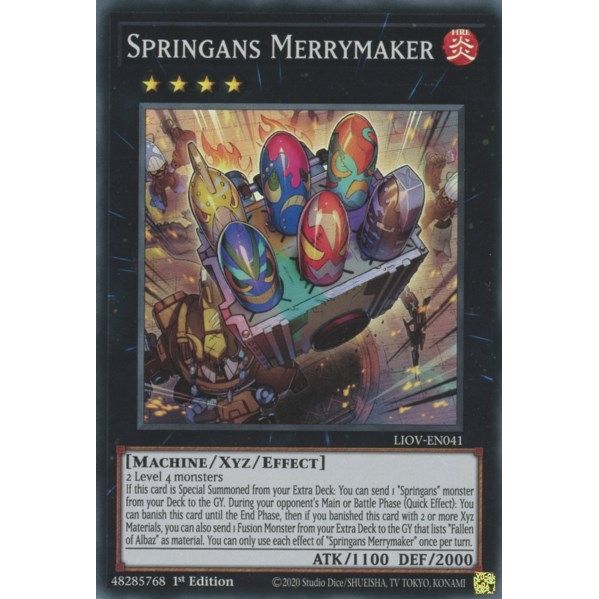 Image for Springans Merrymaker (LIOV-EN041) (LIOV) - YuGiOh