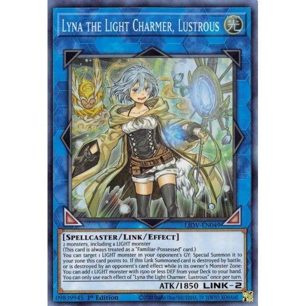Image for Lyna the Light Charmer, Lustrous (LIOV-EN049) (LIOV) - YuGiOh