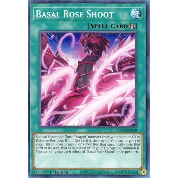 Image for Basal Rose Shoot (LIOV-EN059) (LIOV) - YuGiOh