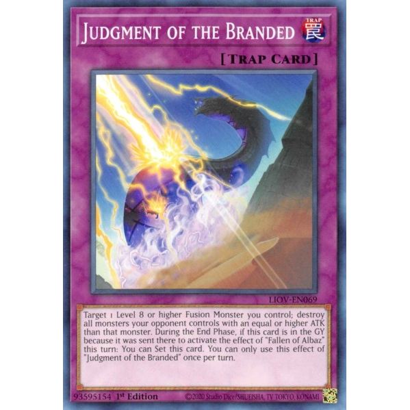Image for Judgment of the Branded (LIOV-EN069) (LIOV) - YuGiOh