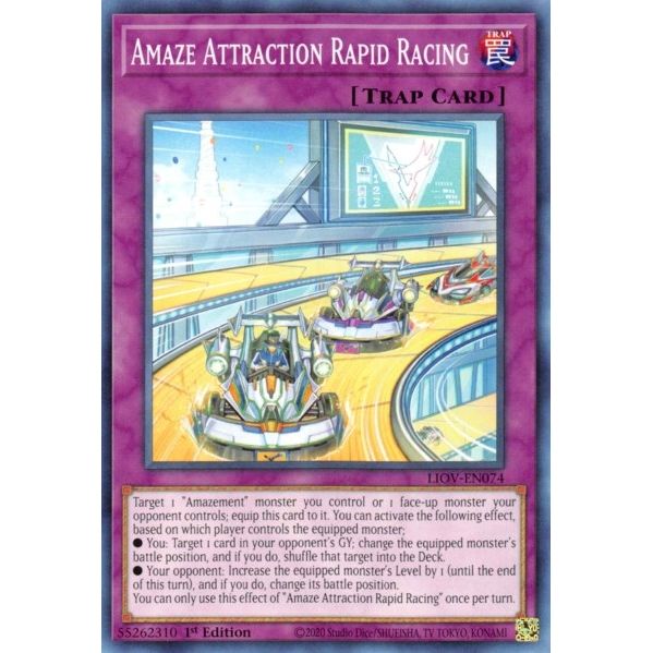 Image for Amaze Attraction Rapid Racing (LIOV-EN074) (LIOV) - YuGiOh