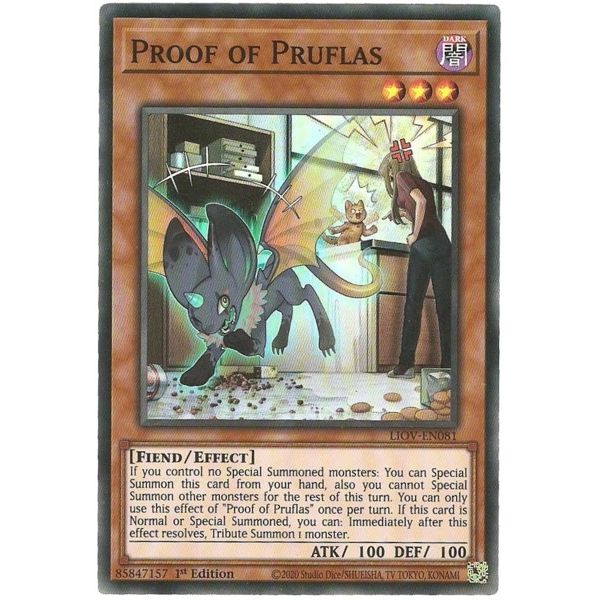 Image for Proof of Pruflas (LIOV-EN081) (LIOV) - YuGiOh