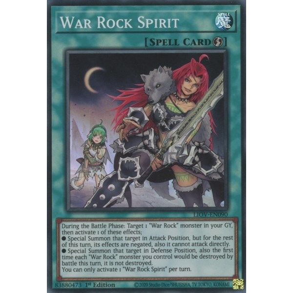 Image for War Rock Spirit (LIOV-EN090) (LIOV) - YuGiOh