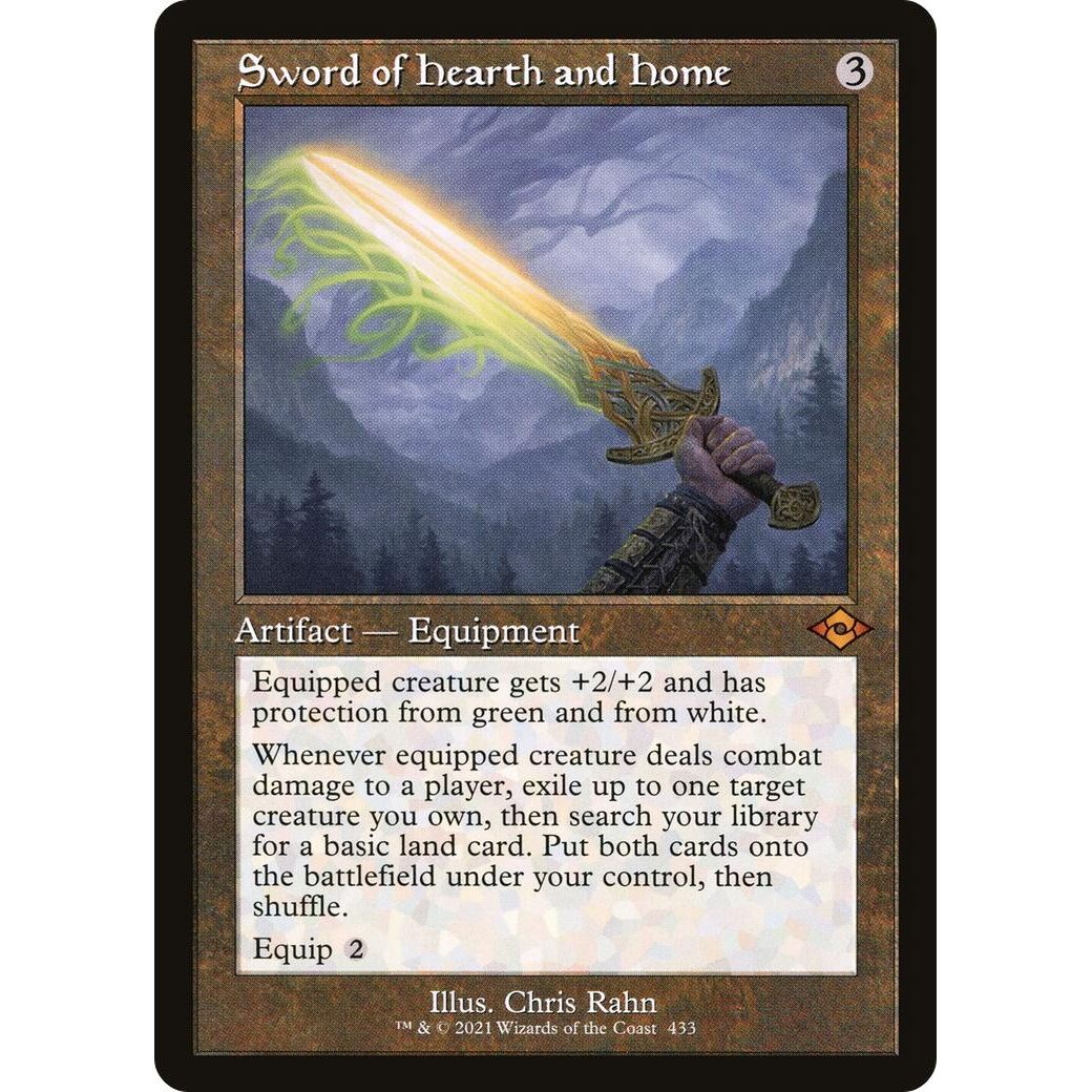 Image for Sword of Hearth and Home (Retro Frame) (433) (MH2) - Magic: The Gathering