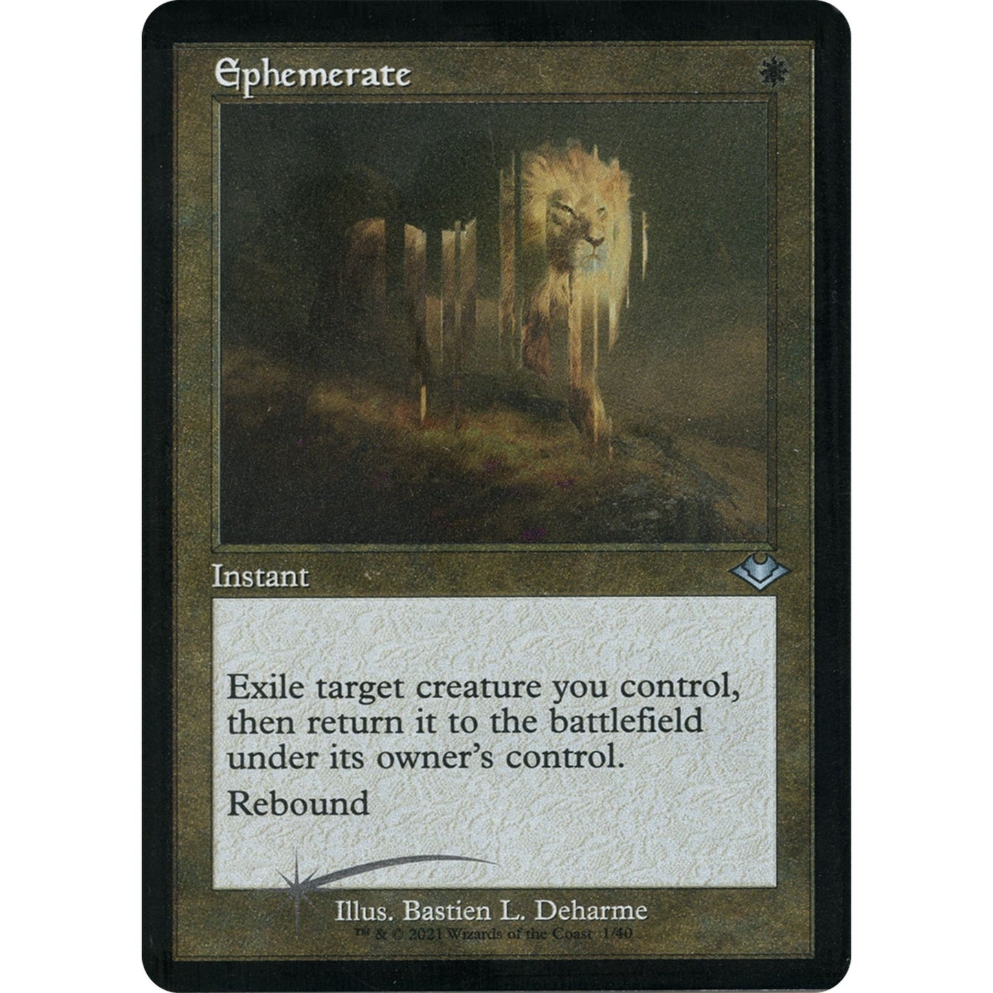 Image for Ephemerate (Retro Frame) (Foil Etched) (1) (MH1) - Magic: The Gathering