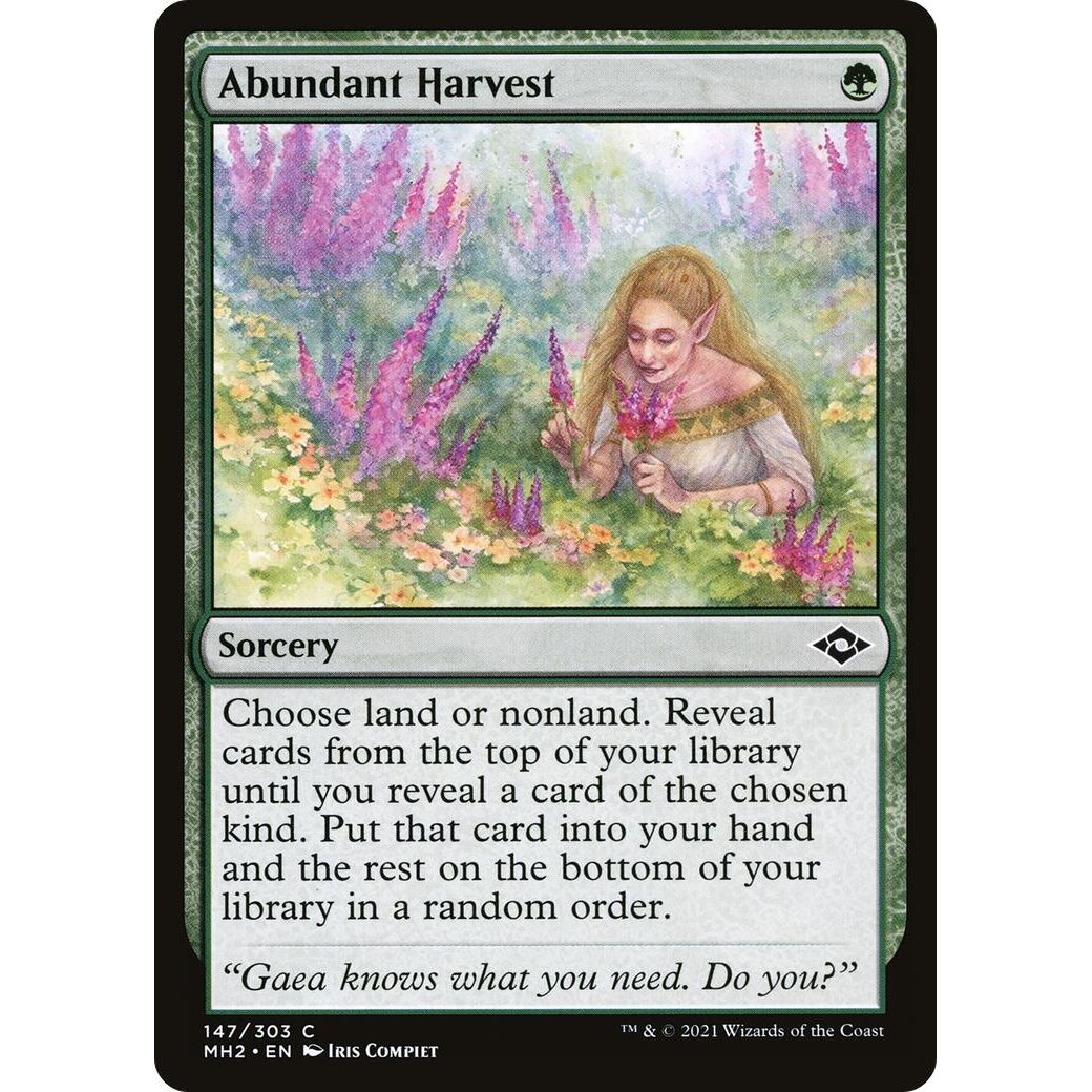 Image for Abundant Harvest (147) (MH2) - Magic: The Gathering