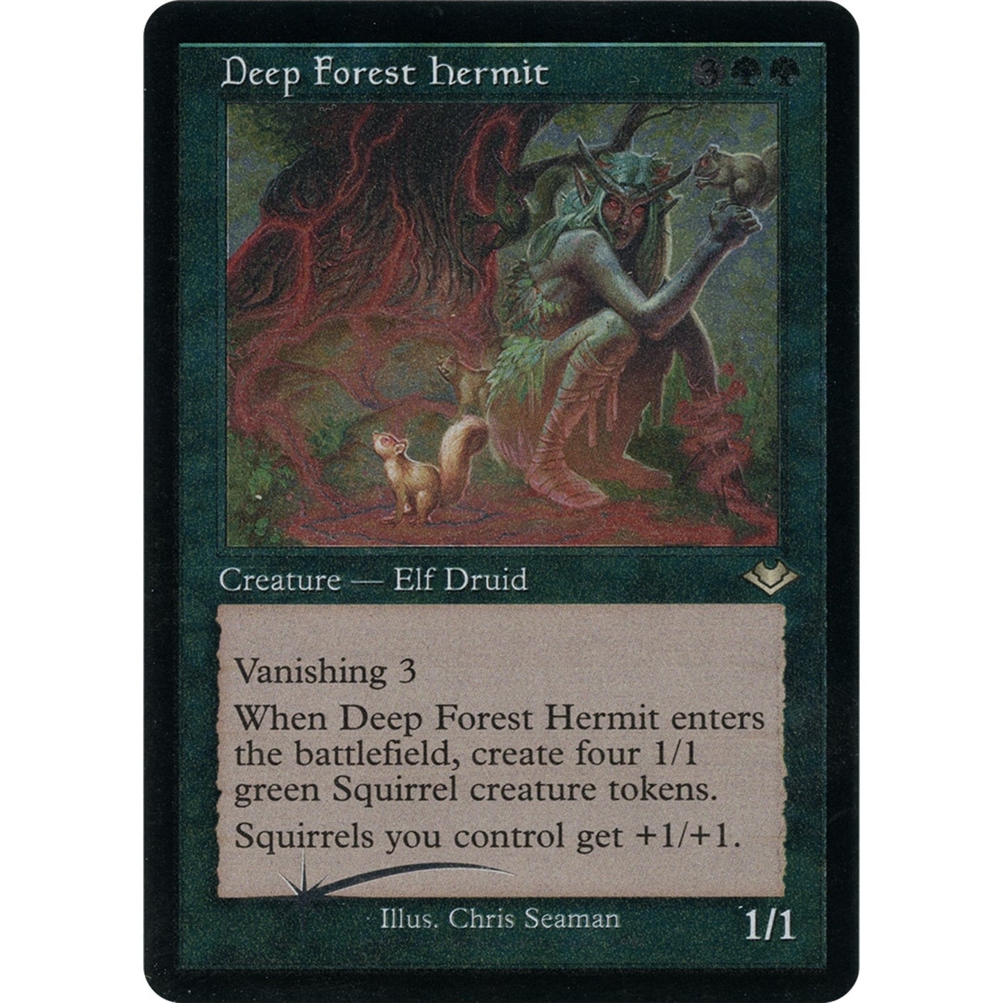 Image for Deep Forest Hermit (Retro Frame) (Foil Etched) (20) (MH1) - Magic: The Gathering