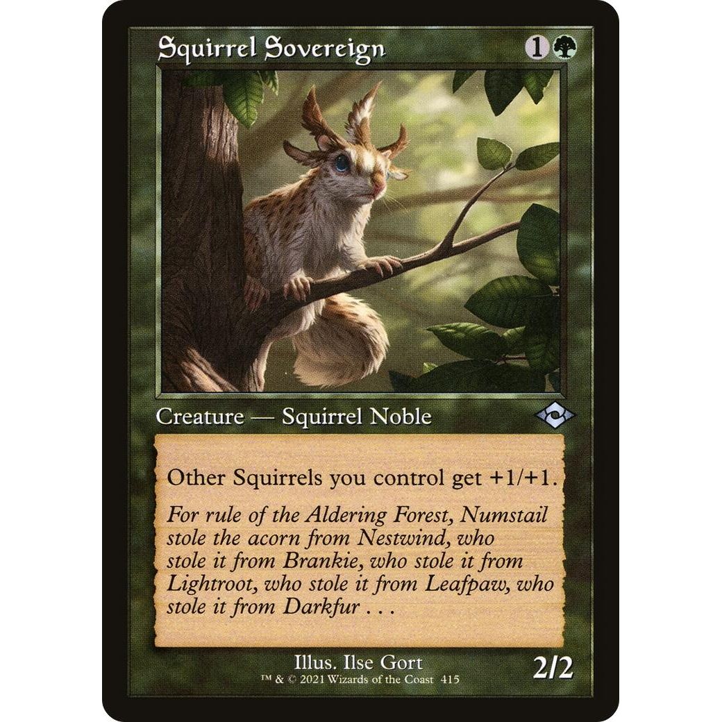 Image for Squirrel Sovereign (Retro Frame) (415) (MH2) - Magic: The Gathering