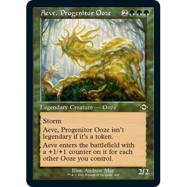 Image for Aeve, Progenitor Ooze (Retro Frame) (Foil Etched) (409) (MH2) - Magic: The Gathering