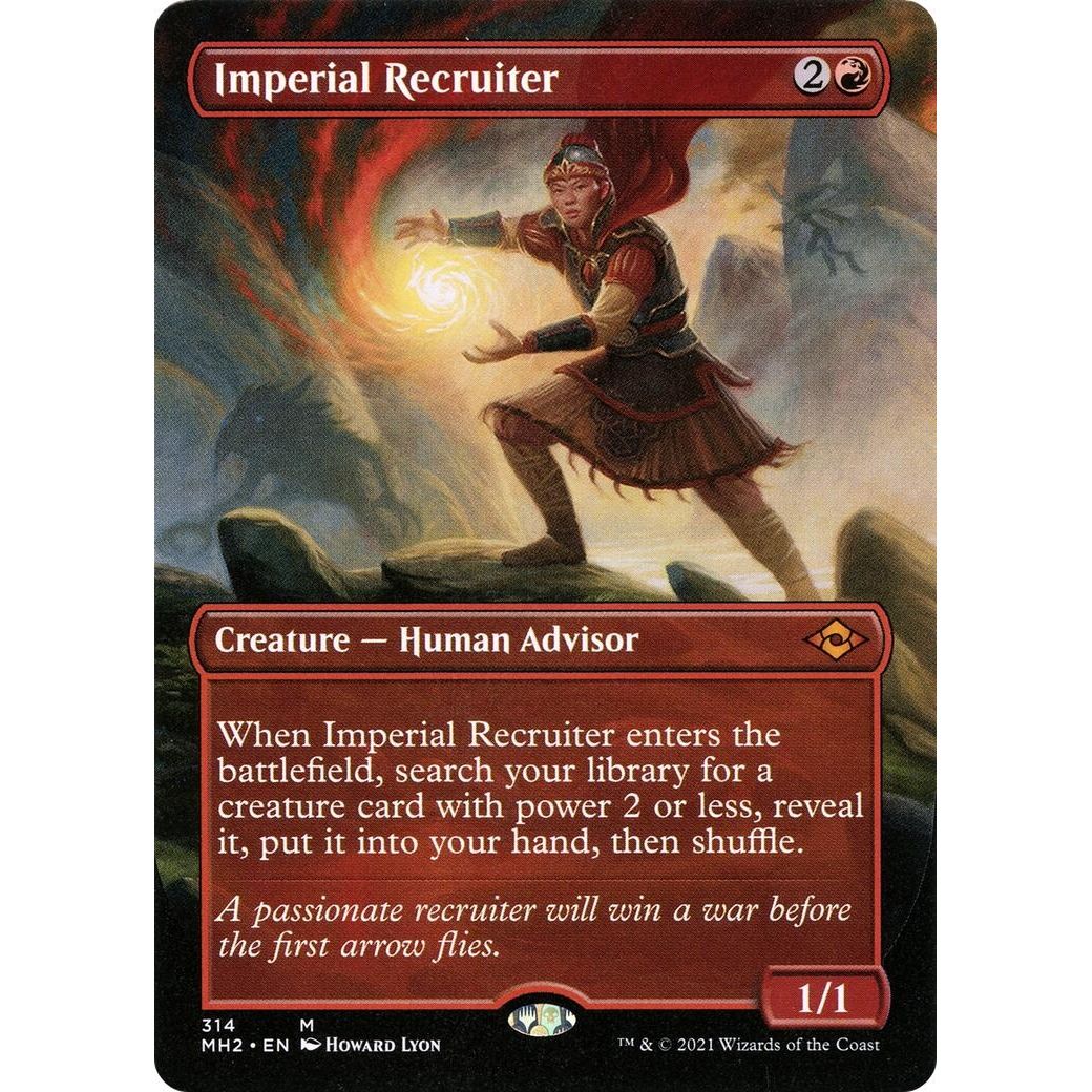 Image for Imperial Recruiter (Borderless) (314) (MH2) - Magic: The Gathering