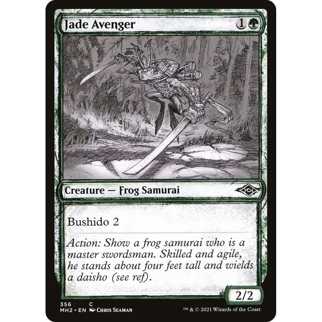 Image for Jade Avenger (Showcase) (356) (MH2) - Magic: The Gathering