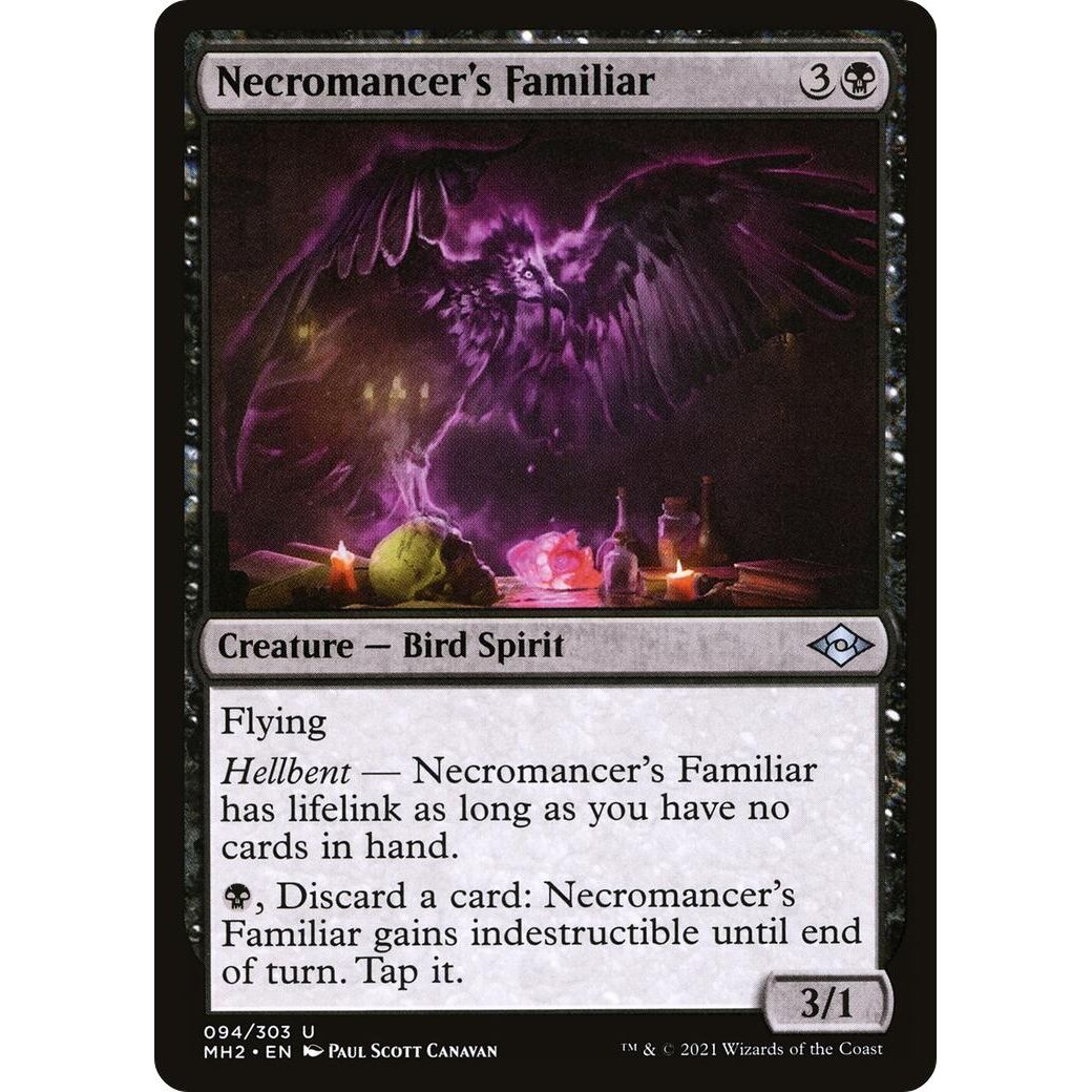 Image for Necromancer's Familiar (94) (MH2) - Magic: The Gathering