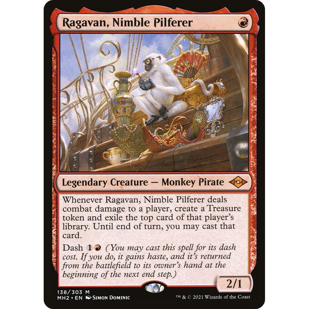 Image for Ragavan, Nimble Pilferer (138) (MH2) - Magic: The Gathering
